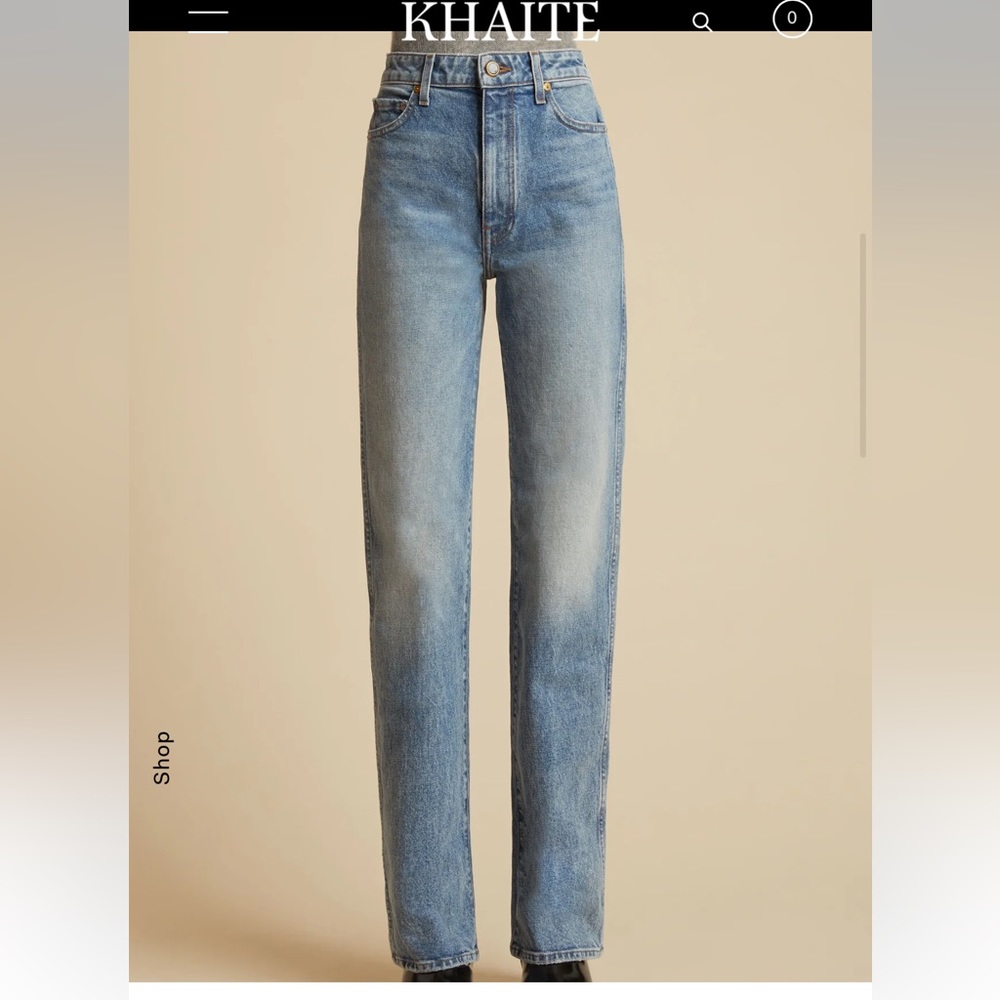 Khaite Danielle Stretch Jean in Bryce